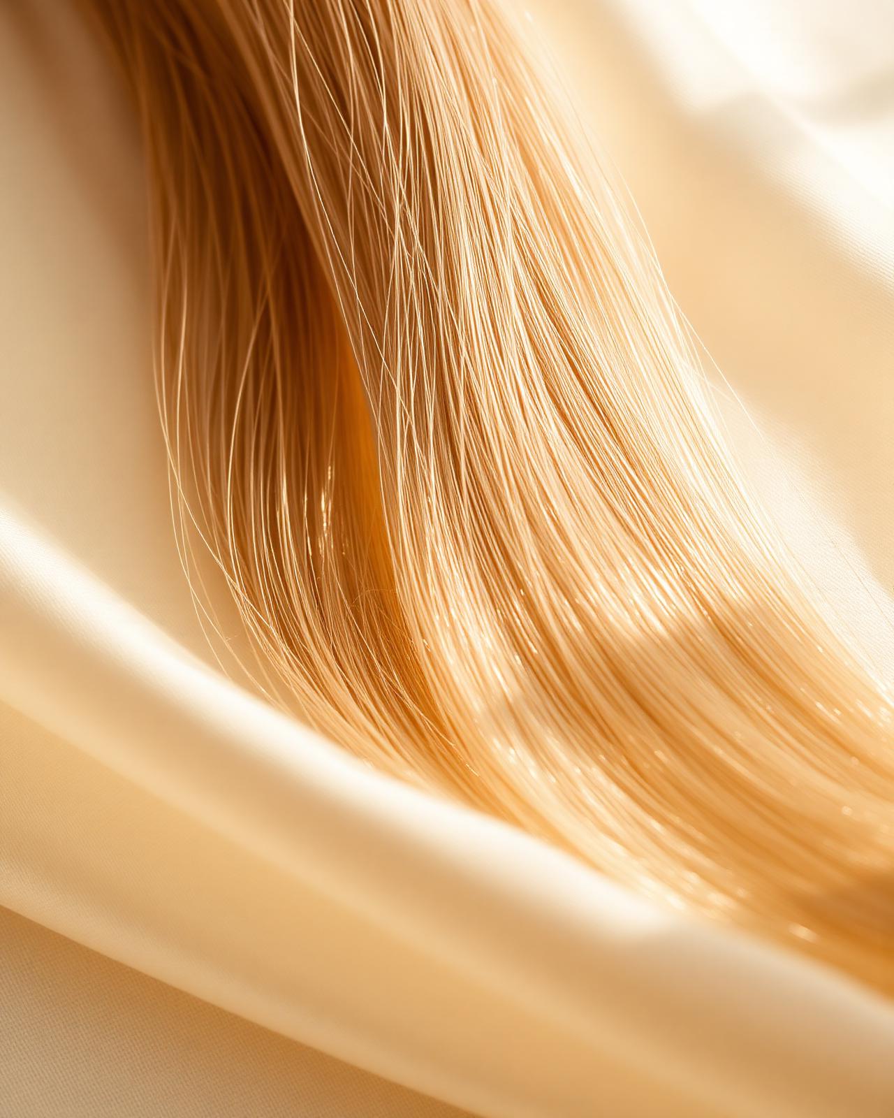 Strands of virgin hair